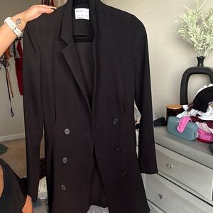 Bershka Women's Elegant Black Blazer